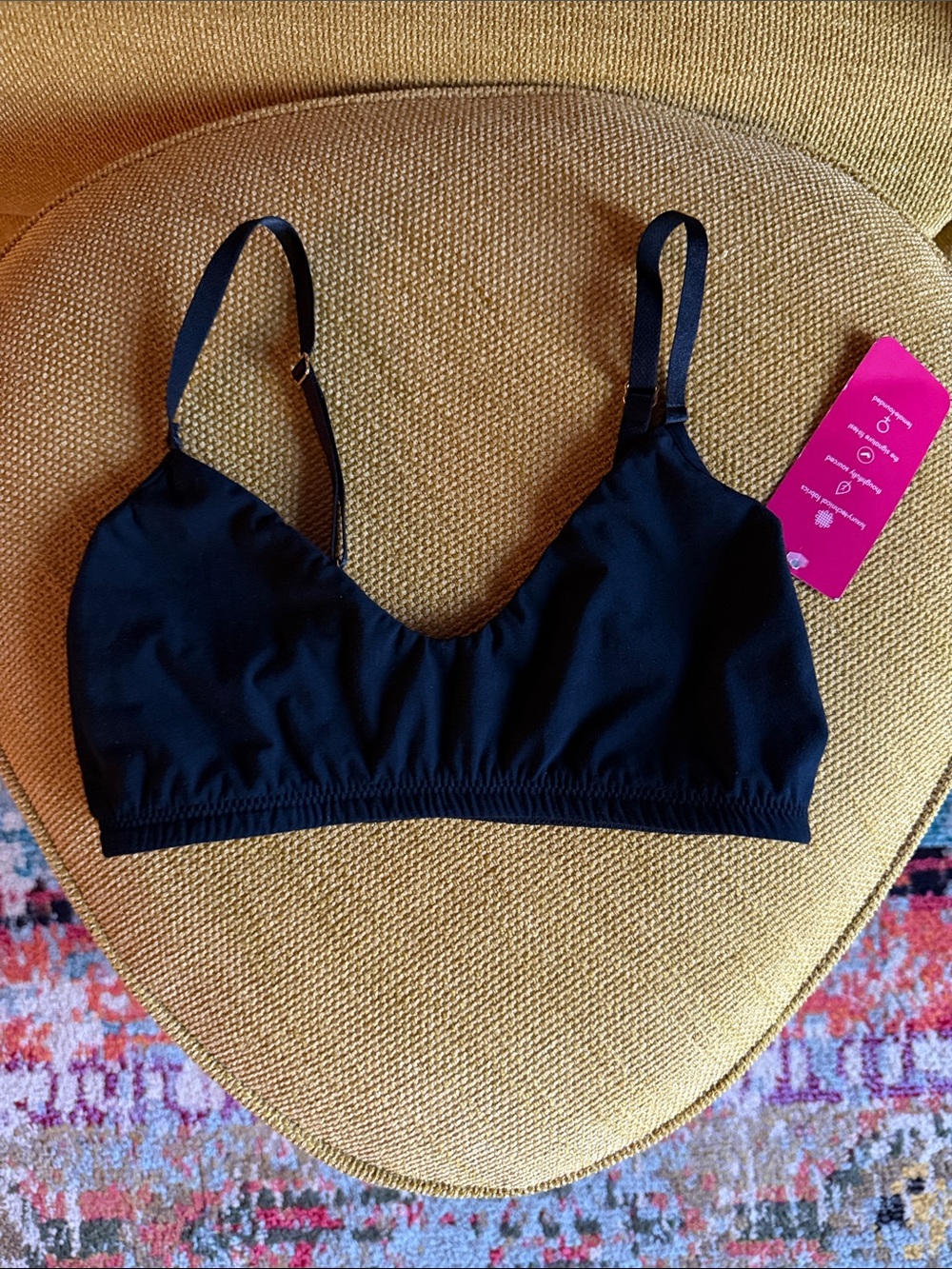 Black Women's Soft Bralette - Unbranded
